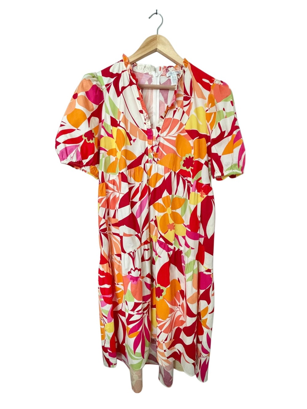 London Times Floral Maxi Dress  with Pockets EUC
